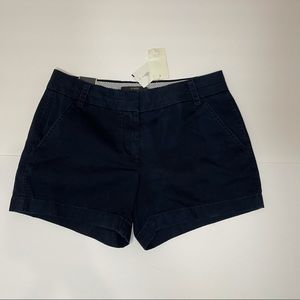 J.Crew NWT short shorts navy blue size 0